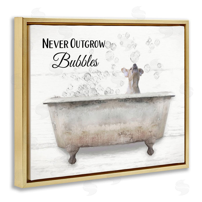 Lori Deiter | Never Outgrow Bubbles Dog Tub