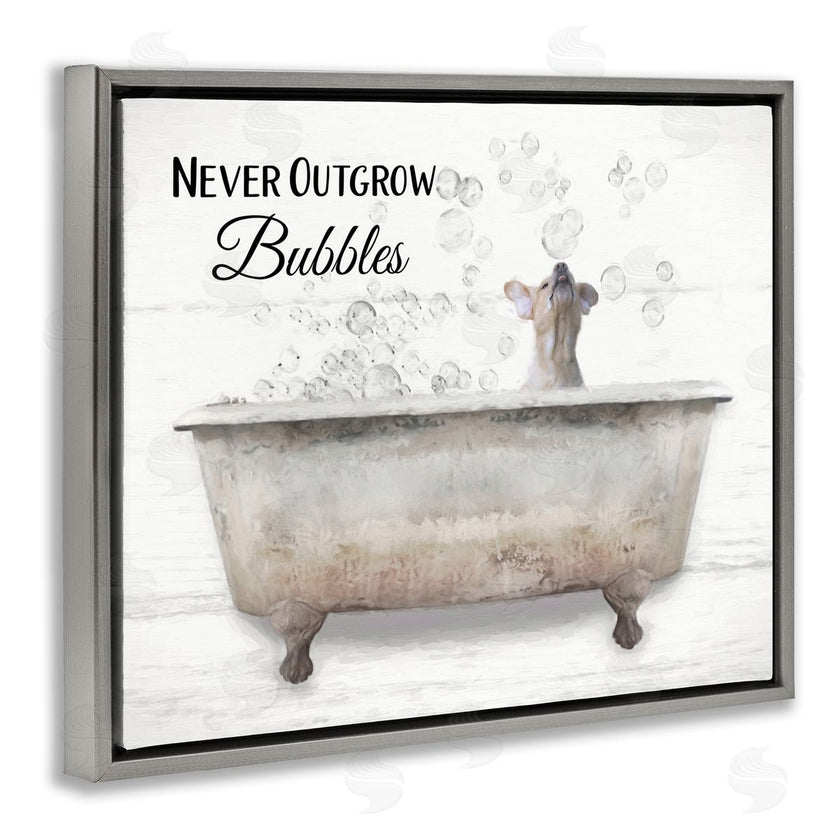Lori Deiter | Never Outgrow Bubbles Dog Tub