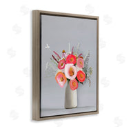 Leah Straatsma | Flower Vase Pink Grey Painting