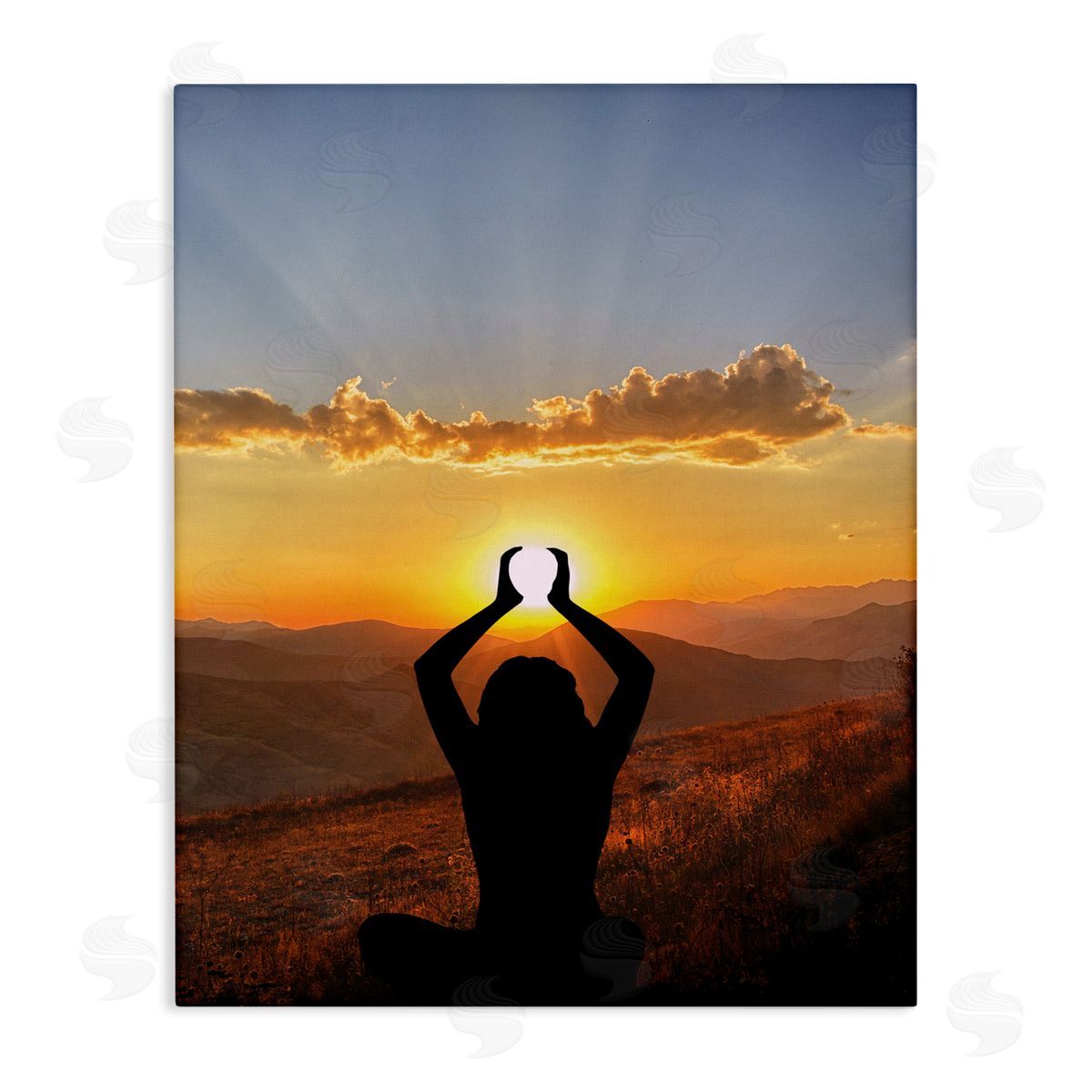Lifting The Sun Photograph Canvas Wall Art, Home Decor by Marcus Prime