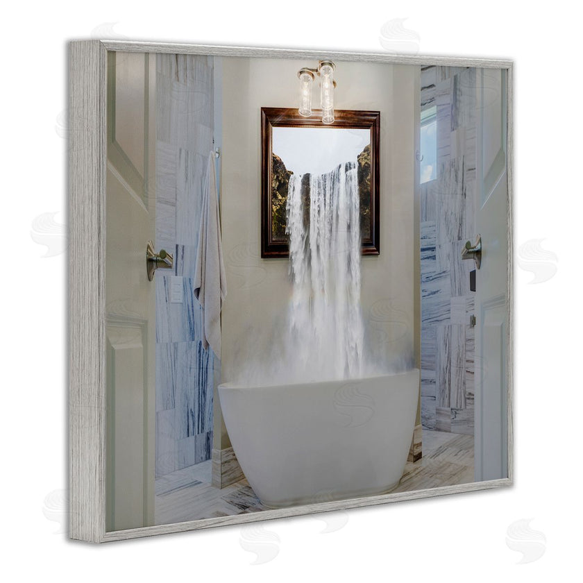 Milli Villa | Waterfall Bathtub Bathroom Photograph