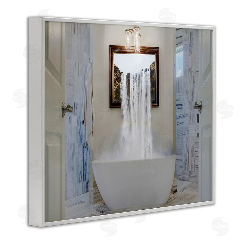 Milli Villa | Waterfall Bathtub Bathroom Photograph