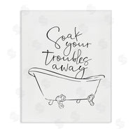Milli Villa | Soak Troubles Away Ink Drawing
