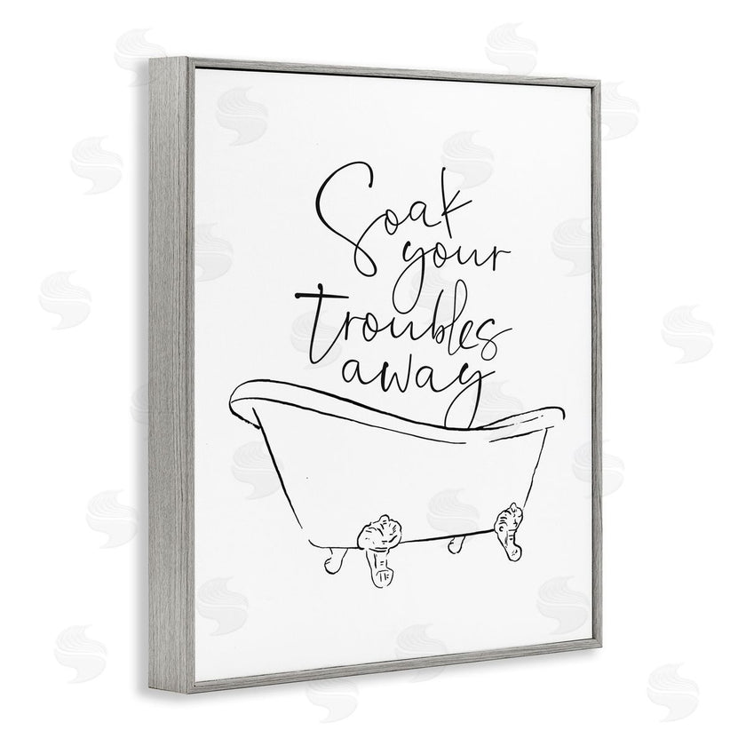 Milli Villa | Soak Troubles Away Ink Drawing