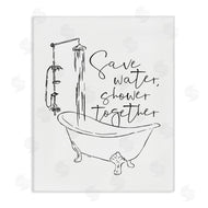 Milli Villa | Shower Together Funny Ink Drawing