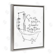 Milli Villa | Shower Together Funny Ink Drawing