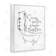 Milli Villa | Shower Together Funny Ink Drawing