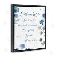 Milli Villa | Bathroom Rules Flower