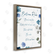 Milli Villa | Bathroom Rules Flower