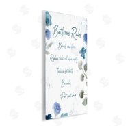 Milli Villa | Bathroom Rules Flower