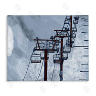 Karen Dreyfus | Ski Lift Blue Sky