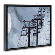 Karen Dreyfus | Ski Lift Blue Sky