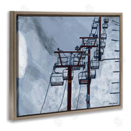 Karen Dreyfus | Ski Lift Blue Sky