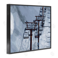 Karen Dreyfus | Ski Lift Blue Sky