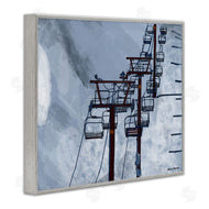 Karen Dreyfus | Ski Lift Blue Sky