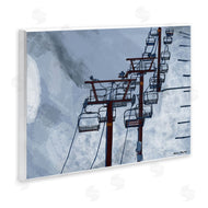 Karen Dreyfus | Ski Lift Blue Sky