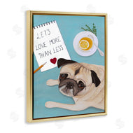 Sally B | Love More Pug With Tea