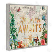 Ophelia and Company | Adventure Awaits Floral Map