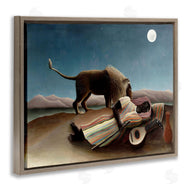 Henri Rousseau | The Sleeping Gypsy Painting