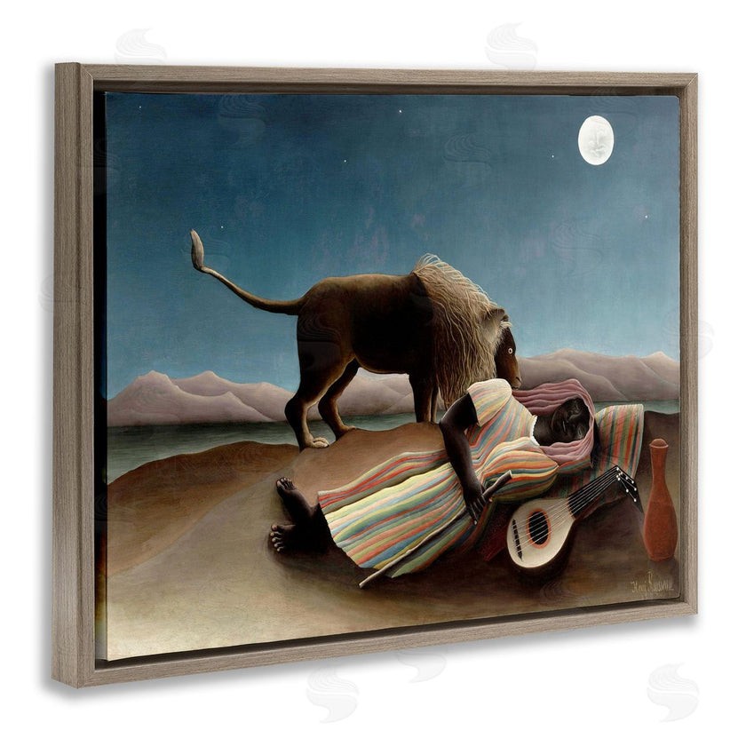Henri Rousseau | The Sleeping Gypsy Painting