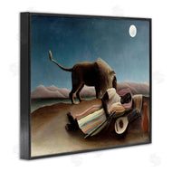 Henri Rousseau | The Sleeping Gypsy Painting