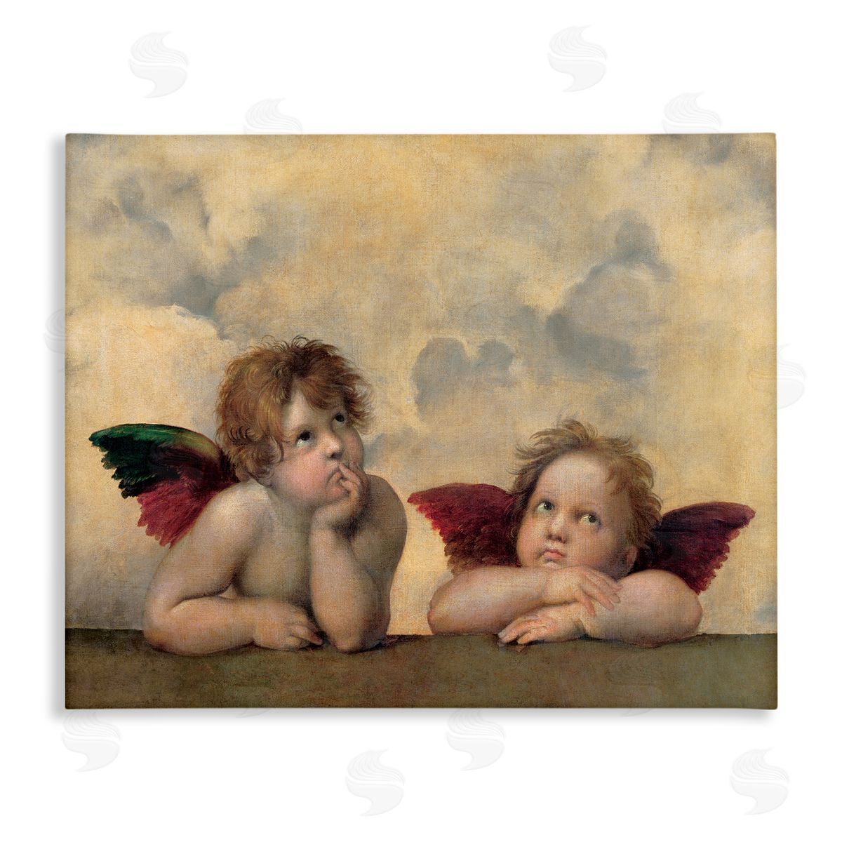 Angeli - Madonna Sistina Canvas Wall Art, Home Decor by Rafaello Sanzio