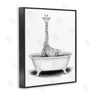 Rachel Nieman | Giraffe In Tub Funny