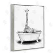 Rachel Nieman | Giraffe In Tub Funny
