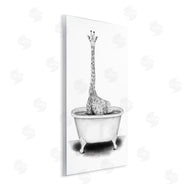 Rachel Nieman | Giraffe In Tub Funny