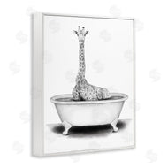 Rachel Nieman | Giraffe In Tub Funny