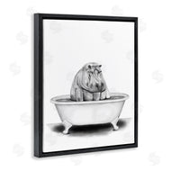 Rachel Nieman | Hippo In A Tub Funny