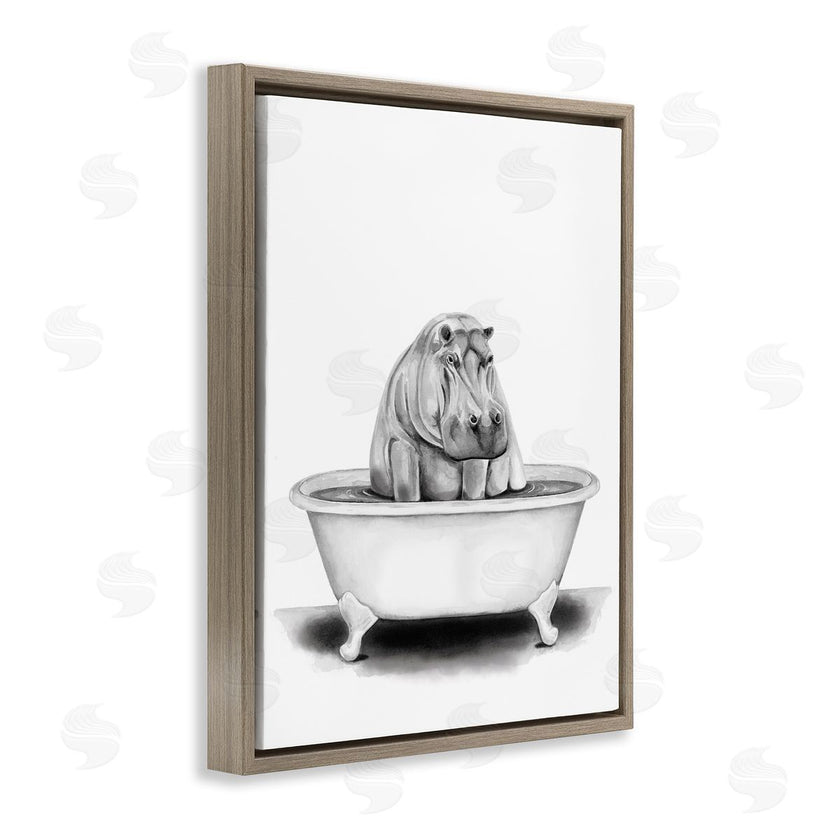 Rachel Nieman | Hippo In A Tub Funny