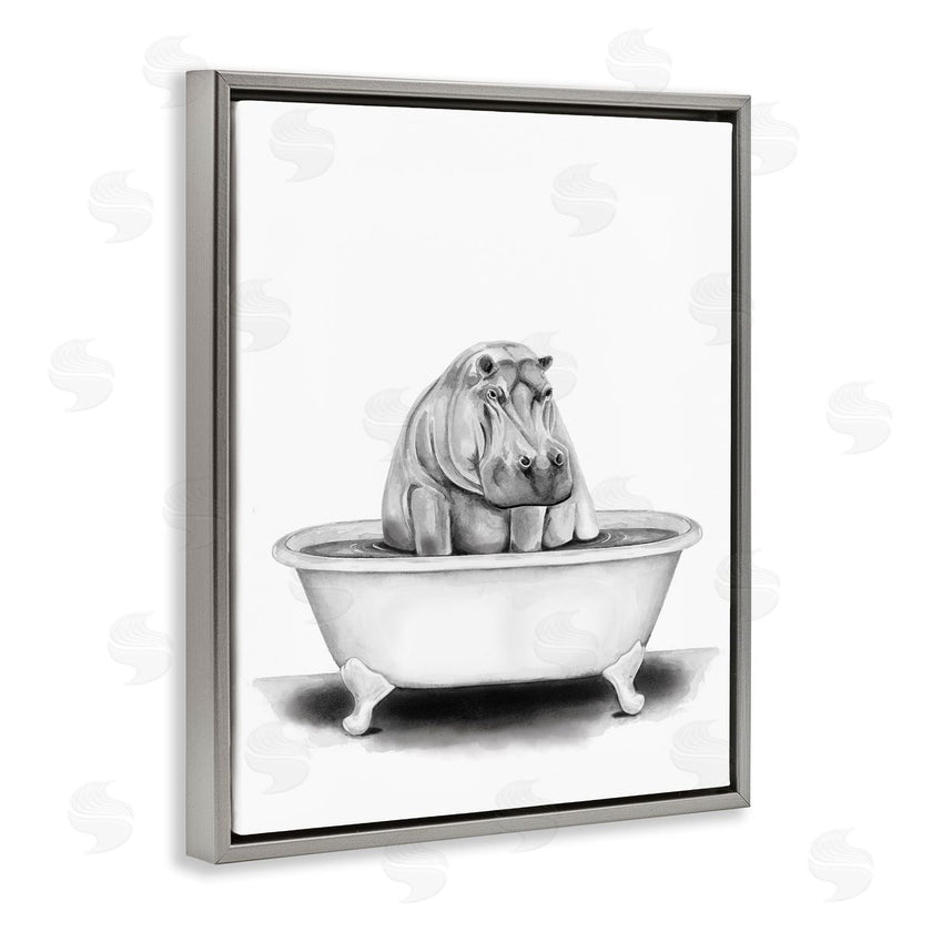 Rachel Nieman | Hippo In A Tub Funny