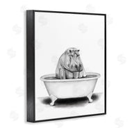 Rachel Nieman | Hippo In A Tub Funny