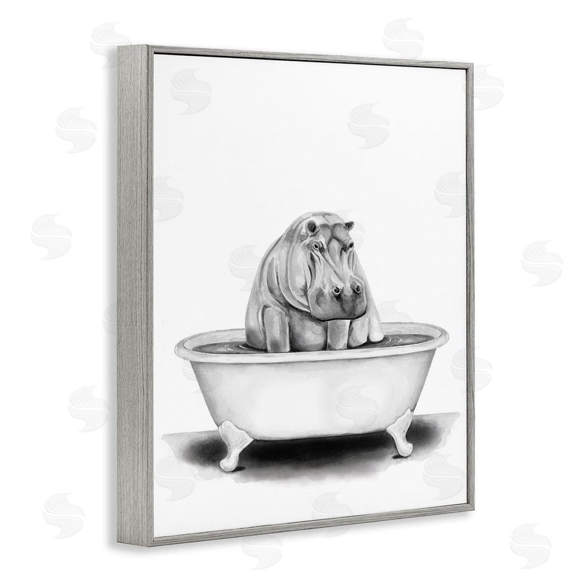 Rachel Nieman | Hippo In A Tub Funny