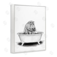 Rachel Nieman | Hippo In A Tub Funny
