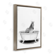 Rachel Nieman | Zebra In A Tub Funny