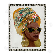 Stellar Studio | Patterned Fashion Model Painting