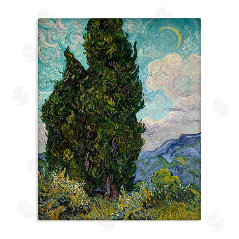 Vincent Van Gogh | Cypresses, 1889 Classical Painting