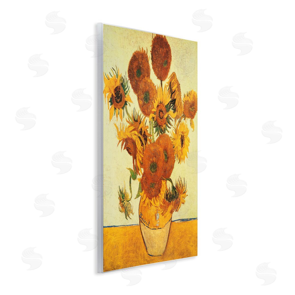 Girasoli Sunflowers Classic Painting Wood Plaque Wall Art, Home Decor by Vincent Van Gogh