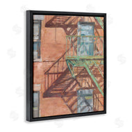 Ethan Harper | Cityscape Fire Escape Painting