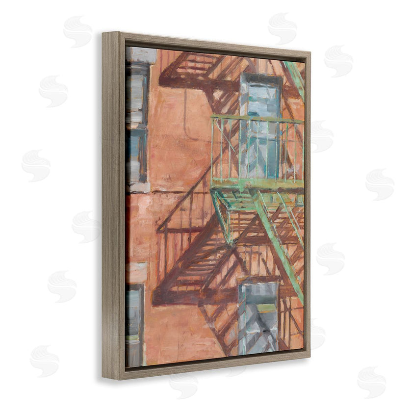 Ethan Harper | Cityscape Fire Escape Painting