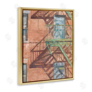 Ethan Harper | Cityscape Fire Escape Painting