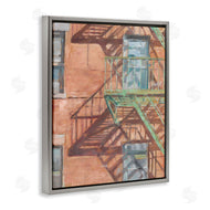 Ethan Harper | Cityscape Fire Escape Painting