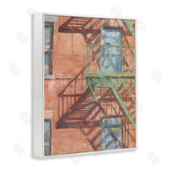 Ethan Harper | Cityscape Fire Escape Painting