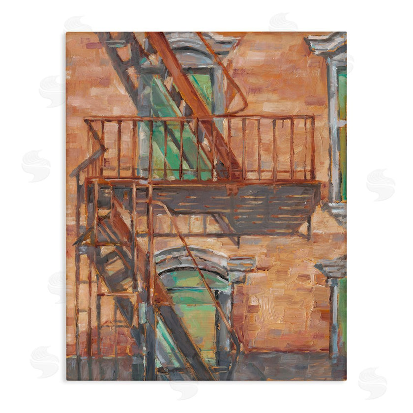 Ethan Harper | Brick Building Fire Escape