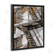 Ethan Harper | Fire Escape Abstract City Painting