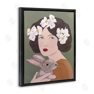Sally B | Woman And Rabbit Floral