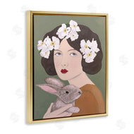 Sally B | Woman And Rabbit Floral