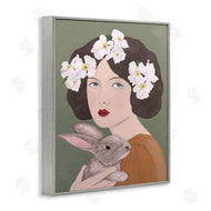 Sally B | Woman And Rabbit Floral